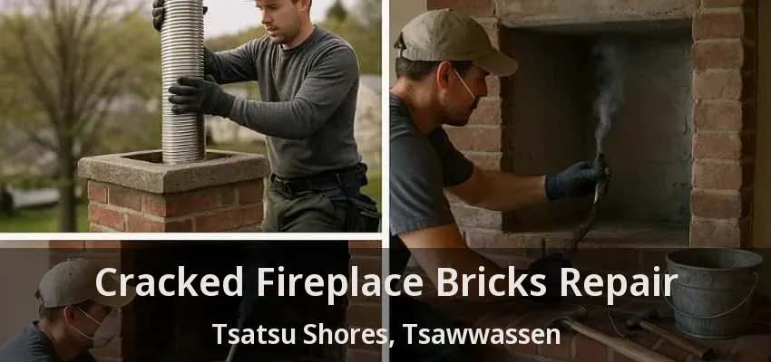 Cracked Fireplace Bricks Repair Tsatsu Shores, Tsawwassen - BC