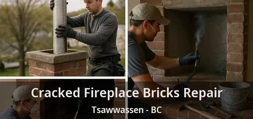 Cracked Fireplace Bricks Repair Tsawwassen - BC