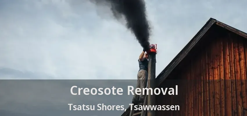 Creosote Removal Tsatsu Shores, Tsawwassen - BC
