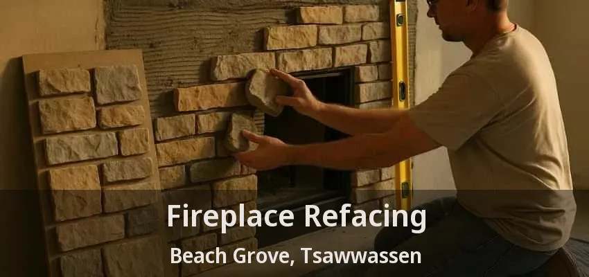 Fireplace Refacing Beach Grove, Tsawwassen - BC
