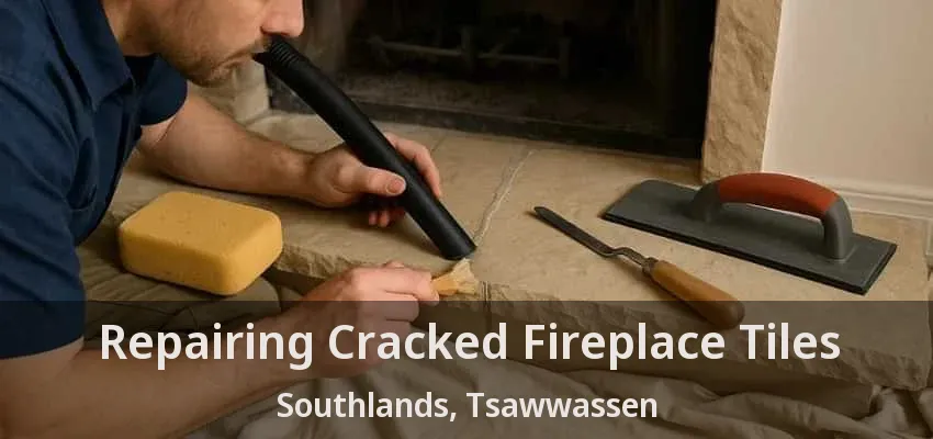 Repairing Cracked Fireplace Tiles Southlands, Tsawwassen - BC