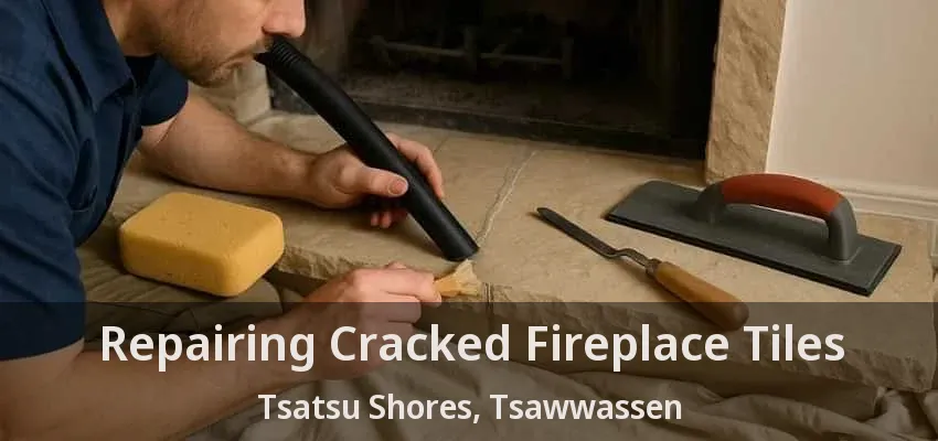 Repairing Cracked Fireplace Tiles Tsatsu Shores, Tsawwassen - BC