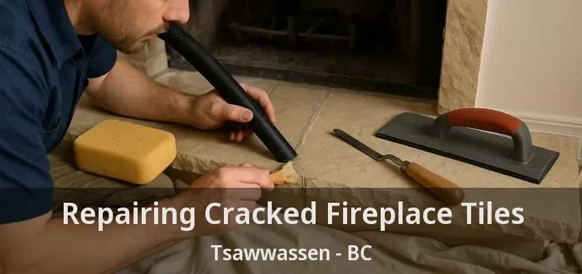 Repairing Cracked Fireplace Tiles Tsawwassen - BC